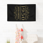 Gepersonaliseerd 1950 70e verjaardag spandoek (Insitu)