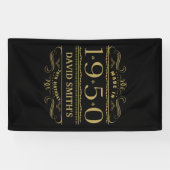 Gepersonaliseerd 1950 70e verjaardag spandoek (Horizontaal)