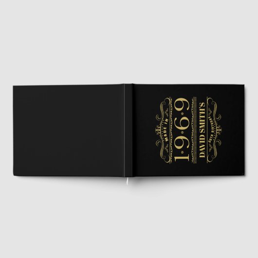 Gepersonaliseerd 1969 50e verjaardag gastenboek (Volledig)