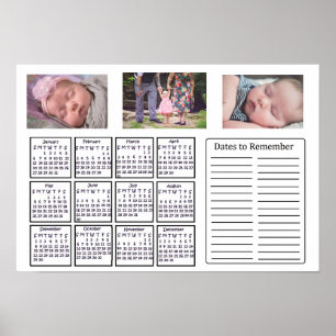 Gepersonaliseerd 2019 Fotokalender Poster