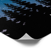 Gepersonaliseerd 2024 Solar Eclipse Souvenir Memen Poster (Hoek)