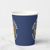 Gepersonaliseerd 2024 TOTAAL ZONSVERDUISTERING USA Papieren Bekers (Links)