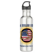 Gepersonaliseerd 2024 TOTAAL ZONSVERDUISTERING USA Waterfles (Voorkant)
