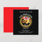 Gepersonaliseerd 2024 TOTALE ZONSVERDUISTERING Kaart (Voorkant / Achterkant)