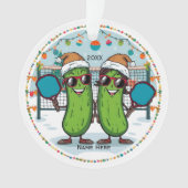 Gepersonaliseerd 2025 Pickleball kerstornament Ornament (voorkant)