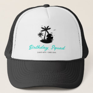 Gepersonaliseerd 20e 30e 40e 50e verjaardag Crew S Trucker Pet