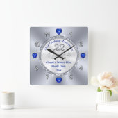 Gepersonaliseerd, 22 jaar durend weddenschap Jubil Vierkante Klok (Huis)