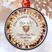 Gepersonaliseerd, 23 jaar Jubileum Cadeau Metalen Ornament