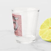 Gepersonaliseerd 25th Birthday Shot Glass Glas (Rechts)