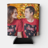 Gepersonaliseerd 2 foto dubbelzijdig blikjeskoeler (Voorkant)