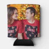 Gepersonaliseerd 2 foto dubbelzijdig blikjeskoeler (Achterkant)