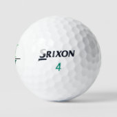 Gepersonaliseerd 2-Initialen groen monogram Golfballen (Logo)