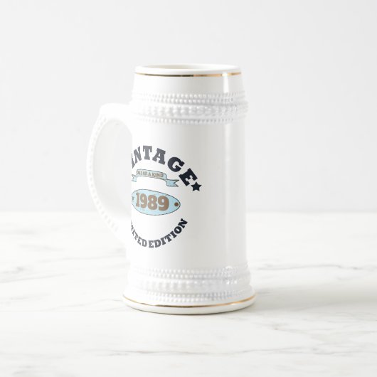 Gepersonaliseerd 30-jarig verjaardagsfeest bierpul (Voorkant links)