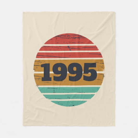 Gepersonaliseerd 30-jarig  verjaardagsfeest fleece deken (Voorkant)