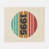 Gepersonaliseerd 30-jarig  verjaardagsfeest fleece deken (Voorkant (Horizontaal))