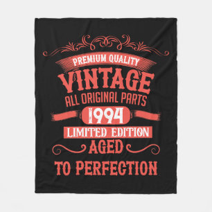 Gepersonaliseerd 30-jarig verjaardagsfeest fleece deken