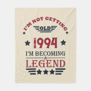 Gepersonaliseerd 30-jarig verjaardagsfeest fleece deken