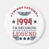 Gepersonaliseerd 30-jarig  verjaardagsfeest magneet (Voorkant)