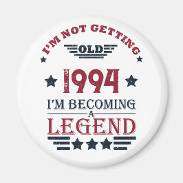 Gepersonaliseerd 30-jarig  verjaardagsfeest magneet