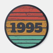 Gepersonaliseerd 30-jarig  verjaardagsfeest magneet (Voorkant)