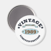Gepersonaliseerd 30-jarig  verjaardagsfeest magneet (Voorkant / Achterkant)