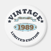 Gepersonaliseerd 30-jarig  verjaardagsfeest magneet (Voorkant)