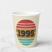 Gepersonaliseerd 30-jarig  verjaardagsfeest papieren bekers (Achterkant)