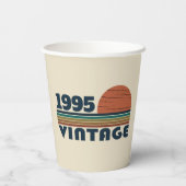 Gepersonaliseerd 30-jarig  verjaardagsfeest papieren bekers (Achterkant)