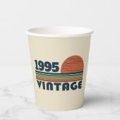 Gepersonaliseerd 30-jarig  verjaardagsfeest papieren bekers (Voorkant)