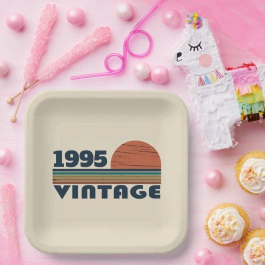 Gepersonaliseerd 30-jarig  verjaardagsfeest papieren bordje (Feest)