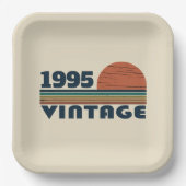 Gepersonaliseerd 30-jarig  verjaardagsfeest papieren bordje (Voorkant)