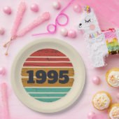 Gepersonaliseerd 30-jarig  verjaardagsfeest papieren bordje (Feest)