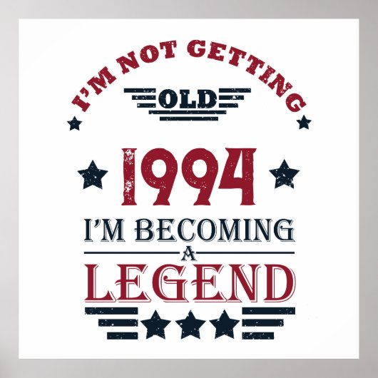 Gepersonaliseerd 30-jarig  verjaardagsfeest poster (Voorkant)