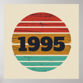 Gepersonaliseerd 30-jarig  verjaardagsfeest poster