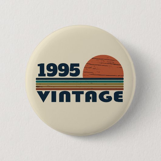 Gepersonaliseerd 30-jarig  verjaardagsfeest ronde button 5,7 cm (Voorkant)