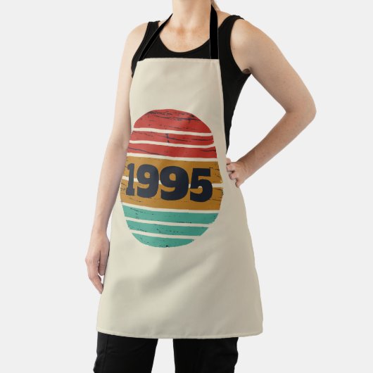 Gepersonaliseerd 30-jarig  verjaardagsfeest schort (Insitu)