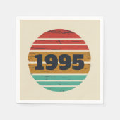 Gepersonaliseerd 30-jarig  verjaardagsfeest servet (Voorkant)