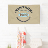 Gepersonaliseerd 30-jarig verjaardagsfeest spandoek (Insitu)