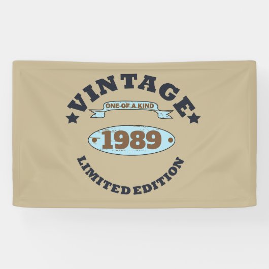 Gepersonaliseerd 30-jarig verjaardagsfeest spandoek (Horizontaal)