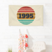 Gepersonaliseerd 30-jarig  verjaardagsfeest spandoek (Insitu)