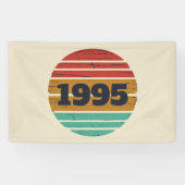 Gepersonaliseerd 30-jarig  verjaardagsfeest spandoek (Horizontaal)