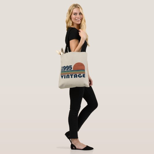 Gepersonaliseerd 30-jarig  verjaardagsfeest tote bag (Op model)