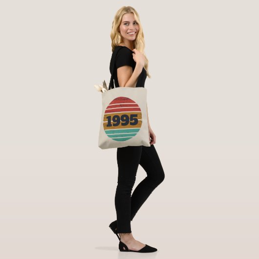 Gepersonaliseerd 30-jarig verjaardagsfeest tote bag (Op model)