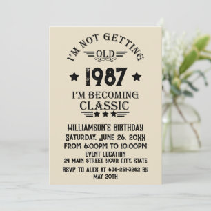 Gepersonaliseerd 30ste verjaardagsfeest kaart