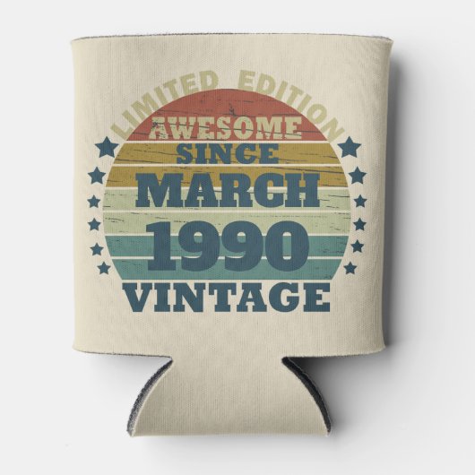 Gepersonaliseerd  35e verjaardagsfeest blikjeskoeler (Voorkant)