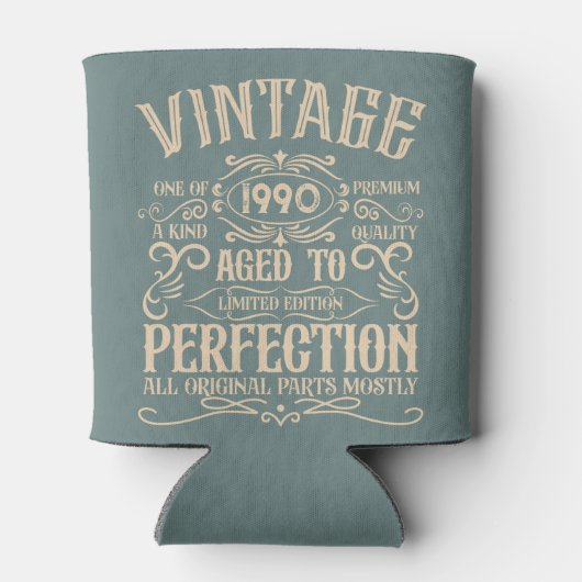 Gepersonaliseerd 35e verjaardagsfeest blikjeskoeler (Achterkant)