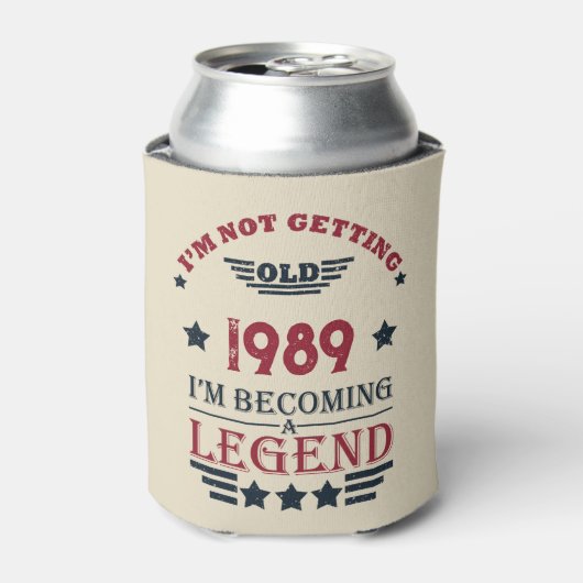 Gepersonaliseerd  35e verjaardagsfeest blikjeskoeler (Blikje Voorkant)