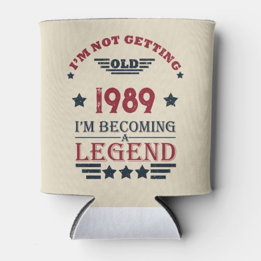 Gepersonaliseerd  35e verjaardagsfeest blikjeskoeler (Voorkant)