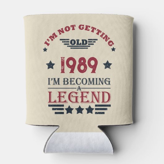 Gepersonaliseerd  35e verjaardagsfeest blikjeskoeler (Achterkant)