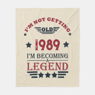 Gepersonaliseerd  35e verjaardagsfeest fleece deken